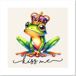 Kiss Me Frog Posters and Art